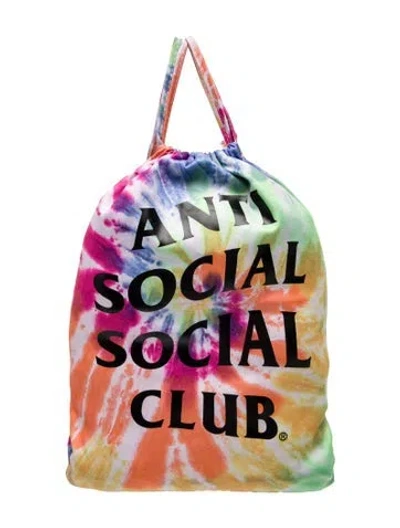 Pre-owned Anti Socialsocial Club Nylon Backpack In Orange