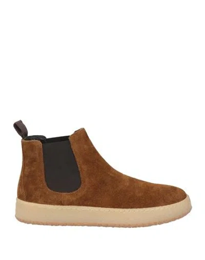 Antica Cuoieria Man Ankle Boots Brown Size 7 Leather