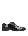 Antica Cuoieria Man Lace-up Shoes Black Size 8 Leather
