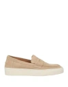 Antica Cuoieria Man Loafers Beige Size 9 Leather In Neutral