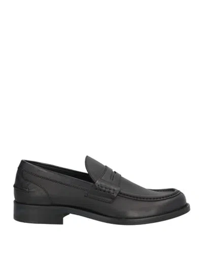 Antica Cuoieria Man Loafers Black Size 7 Leather