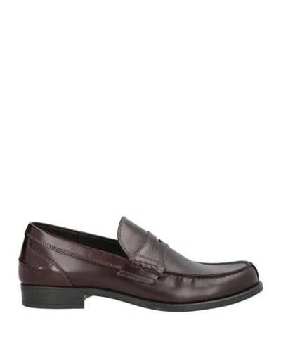 Antica Cuoieria Man Loafers Dark Brown Size 12 Leather
