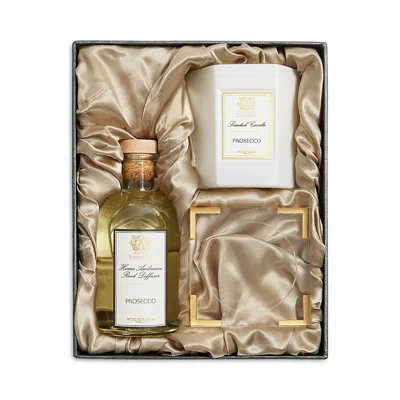 Antica Farmacista Candle & Diffuser Gift Set - Prosecco In Metallic