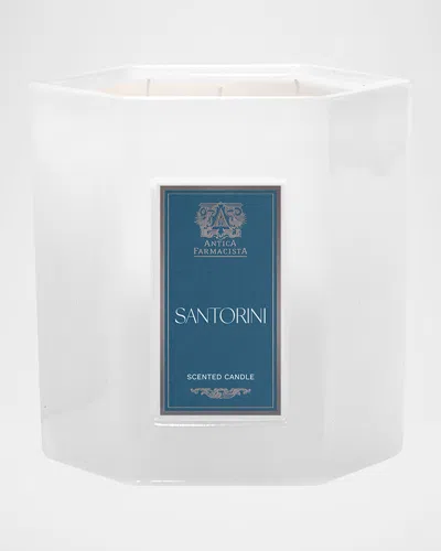 Antica Farmacista Santorini Scented 3 Wick Candle In White