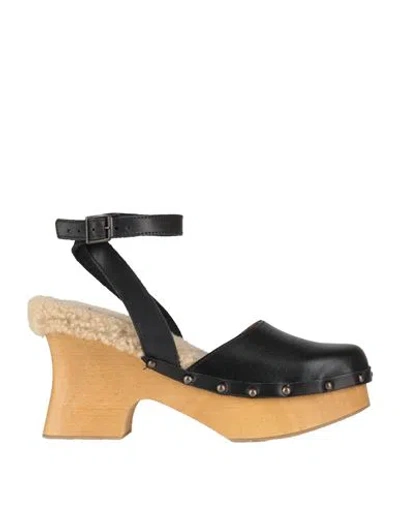 Antidoti Woman Mules & Clogs Black Size 8 Leather In Multi