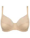 Antigel Boudoir De Filles Apesanteur Three Part Seam Bra In Skin In Multi