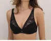 Antigel Boudoir De Filles Atelier Seduction Triangle Demi Cup Padded Bra In Noir
