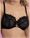 Antigel Boudoir De Filles Contour Bra In Black In Black
