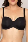 Antigel Boudoir De Filles Coque Light Fit Bra In Black In Black