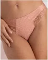 Antigel Boudoir De Filles Low Waist Brief In Bulles Rosees In Multi