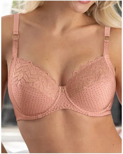 Antigel Boudoir De Filles Three Parts Full Cup Bra In Bulles Rosees In Multi