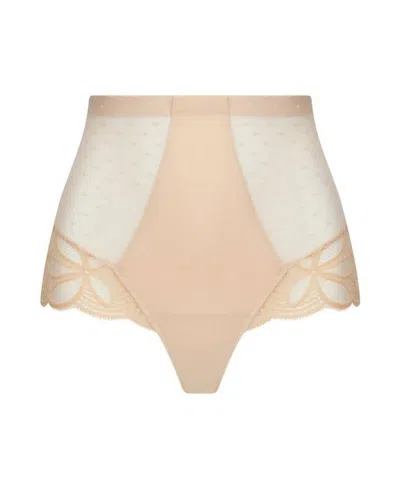 Antigel Boudoir De Filles Women's Control Brief In Peche In Multi