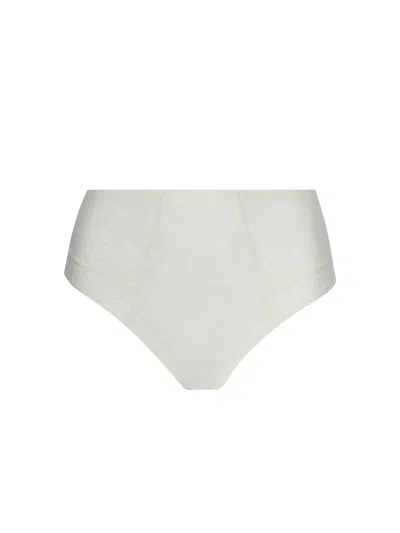 Antigel Boudoir De Filles Women's High Waist Brief In Ecru In White