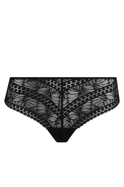 Antigel Boudoir De Filles Women's Lace Thong In Noir In Black
