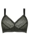 Antigel Boudoir De Filles Women's Nonwire Triangle Bra In Eclat Aventure In Multi