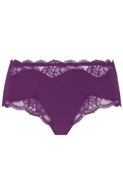Antigel Boudoir De Filles Women's Simply Perfect Boyshort In Prune Magic