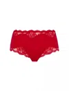 Antigel Boudoir De Filles Women's Simply Perfect Boyshort Panty In Rouge Capucine