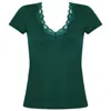 Antigel Boudoir De Filles Women's Simply Perfect Short Sleeve T Shirt In Vert Anglais