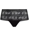 Antigel Boudoir De Filles Womens Atelier Seduction Boyshorts In Noir In Black