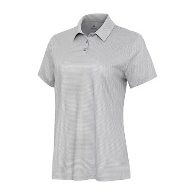 Antigua 2024 Blank Essentials Womens Short Sleeve Polo Shirt In Gray