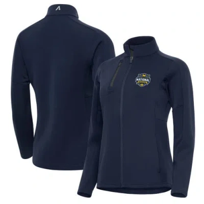 Antigua Basketball National Champions Generation Full-zip Jacket In Blue