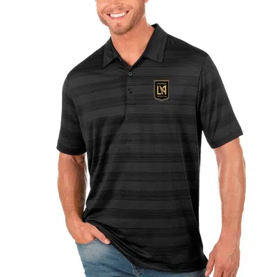 Antigua Black Lafc Compass Polo