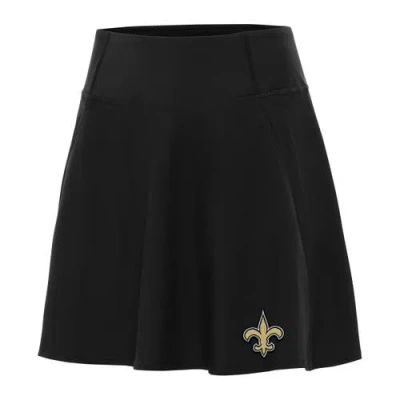 Antigua Black New Orleans Saints Chip Skort