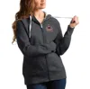 ANTIGUA ANTIGUA CHARCOAL ALBANY FIREWOLVES VICTORY PULLOVER HOODIE