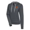 ANTIGUA ANTIGUA CHARCOAL BUCKNELL BISON VICTORY PULLOVER HOODIE