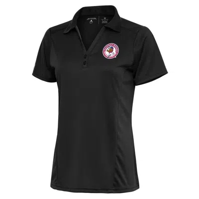 Antigua Charcoal Buffalo Bisons Tribute Polo In Black
