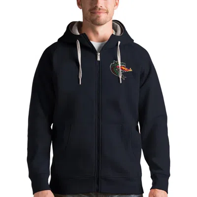 Antigua Charcoal Uab Blazers Victory Full-zip Hoodie