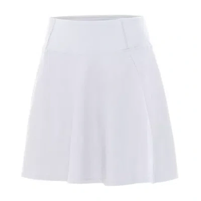 Antigua Chip Womens Golf Mid Rise Moisture Wicking Skort In White