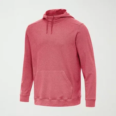 Antigua Cloud Mens Long Sleeve Fleece Active Hoodie In Red