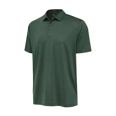 Antigua Ellipse Mens Classic Fit Short Sleeve Polo Shirt In Green
