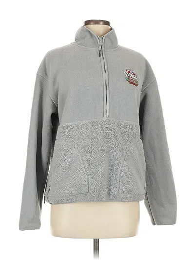 Pre-owned Antigua Fleece Jacket In Gray