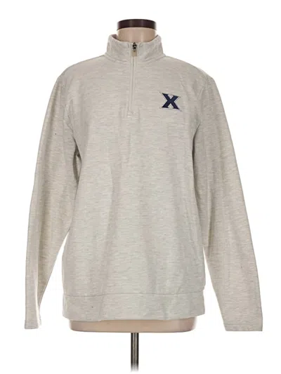 Pre-owned Antigua Fleece Jacket In Gray