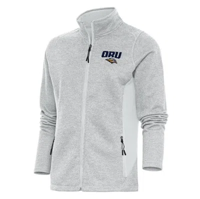 Antigua Grey Oral Dressing Gownrts Golden Eagles Full-zip Course Jacket