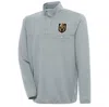 ANTIGUA ANTIGUA  grey VEGAS GOLDEN KNIGHTS STREAMER QUARTER-SNAP PULLOVER JACKET