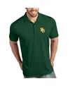 Antigua Green Baylor Bears Tribute Polo In Green