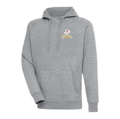 Antigua Heather Gray Albuquerque Isotopes Victory Pullover Hoodie