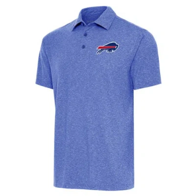 Antigua Heather Royal Buffalo Bills Par Polo In Blue