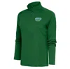 ANTIGUA ANTIGUA  HUNTER GREEN DAYTONA TORTUGAS TRIBUTE HALF-ZIP PULLOVER TOP