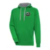 ANTIGUA ANTIGUA  KELLY GREEN GREAT LAKES LOONS VICTORY PULLOVER HOODIE