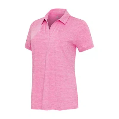 Antigua Layout Womens Short Sleeve Polo Shirt In Multi