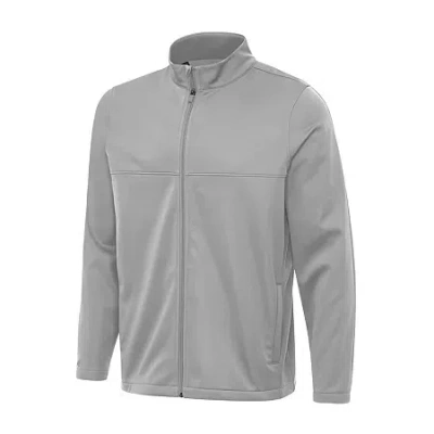 Antigua Links 2 Golf Mens Midweight Track Jacket In Gray