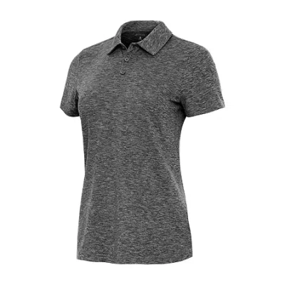Antigua Matter Womens Golf Short Sleeve Polo Shirt In Gray