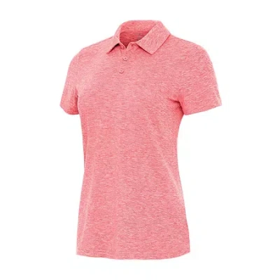 Antigua Matter Womens Golf Short Sleeve Polo Shirt In Pink