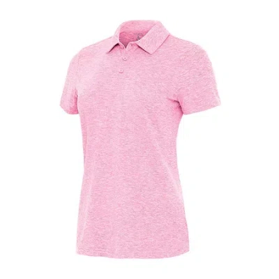 Antigua Matter Womens Golf Short Sleeve Polo Shirt In Pink