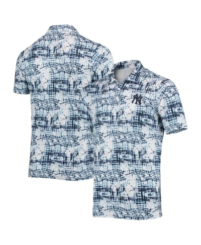 Antigua Men's  Navy New York Yankees Vivid Polo Shirt
