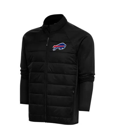ANTIGUA MEN'S BLACK BUFFALO BILLS ALTITUDE FULL-ZIP JACKET